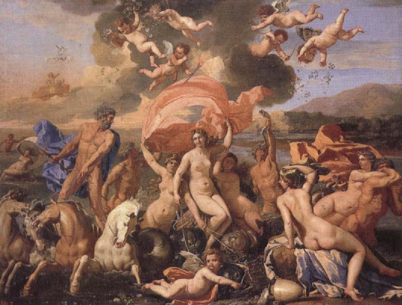 Nicolas Poussin Triumph of Neptune and Amphitrite oil painting image